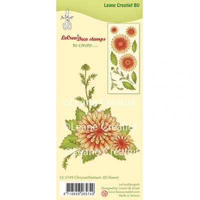 Leane Creatief Clear Stamps - Chrysanthemen